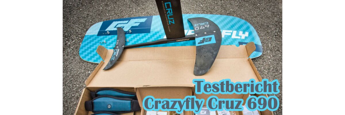 Testbericht CrazyFly Cruz 690 - Test: CrazyFly Cruz 690 | günstiges Freeride Kitefoil