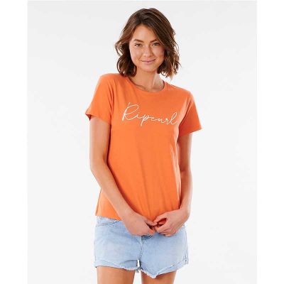 Rip Curl Damen T-Shirt Classic orange