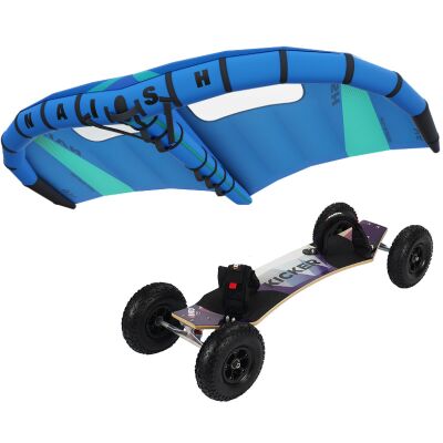 Kiteladen Wingskate Set - Naish Wingsurfer + Kheo Kicker V3 5,3 qm²