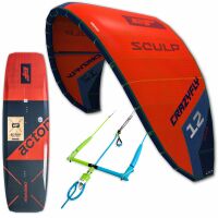 Crazyfly Kiteset Freeride / Beginner - komplett 10qm² 145 x 44 cm