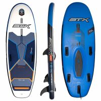 STX Wingsurf Set - STX inflatable Crossover Board + Naish Wingsurfer 6 qm² Blau