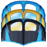 STX Wingsurf Set - STX inflatable Crossover Board + Naish Wingsurfer 6 qm² Blau