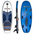 STX Wingsurf Set - STX inflatable Crossover Board + Naish Wingsurfer 6 qm² Blau
