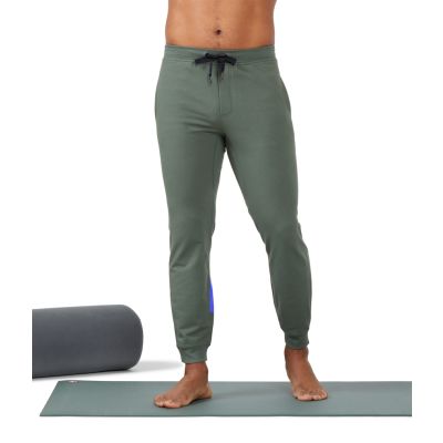 Manduka Herren RECHARGE JOGGER - Yoga- und Freizeithose grün L