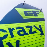 Crazyfly Acton 2023 - Beginner/Allround Kiteboard 138x40cm