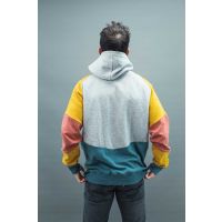 Schwerelosigkite Herren Zipper Hoodie | Leuchtfeuer Tricolor XL