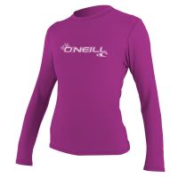 Oneill Wms Basic Skins L/S Sun Shirt pink L