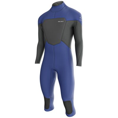 Fusion Steamer 3/4 V-Zip 3/2 FL (Farbe: Blue/Grey, Größe: 54-xl)