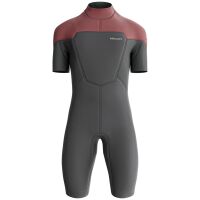 Fusion Shorty V-Zip 2/2 FL (Farbe: Burgundy/Grey, Größe: 54-xl)