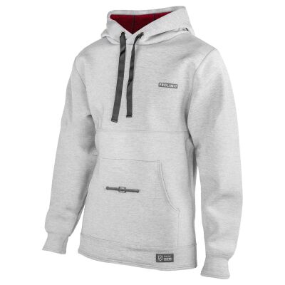 Neoprene Loosefit Hoodie (Farbe: Black/Grey, Größe: L)
