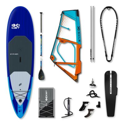 Exocet Zypher Windsup SL 15 PSI & XO Sails Rookie ALU