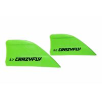 Crazyfly Fins - Green  5.0cm (inc. screws)